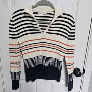 Tommy Hilfiger Vintage Collared Pullover Sweater Size M